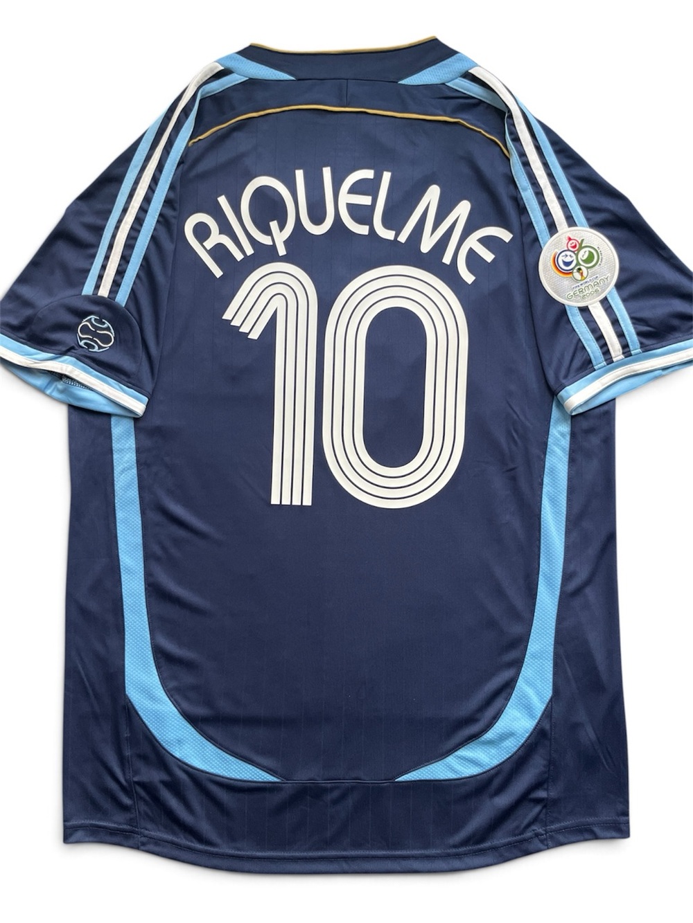 Riquelme #10 Argentina 2006 World Cup Retro Soccer Jersey Away